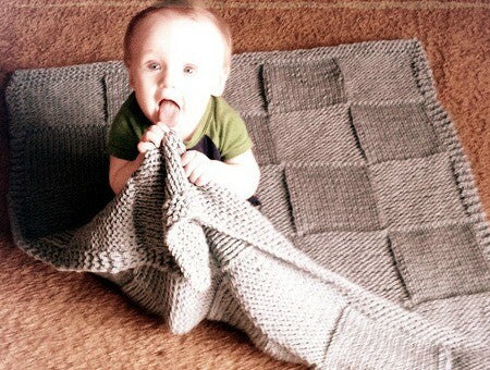 Copertina ai ferri da bambino Easy Baby