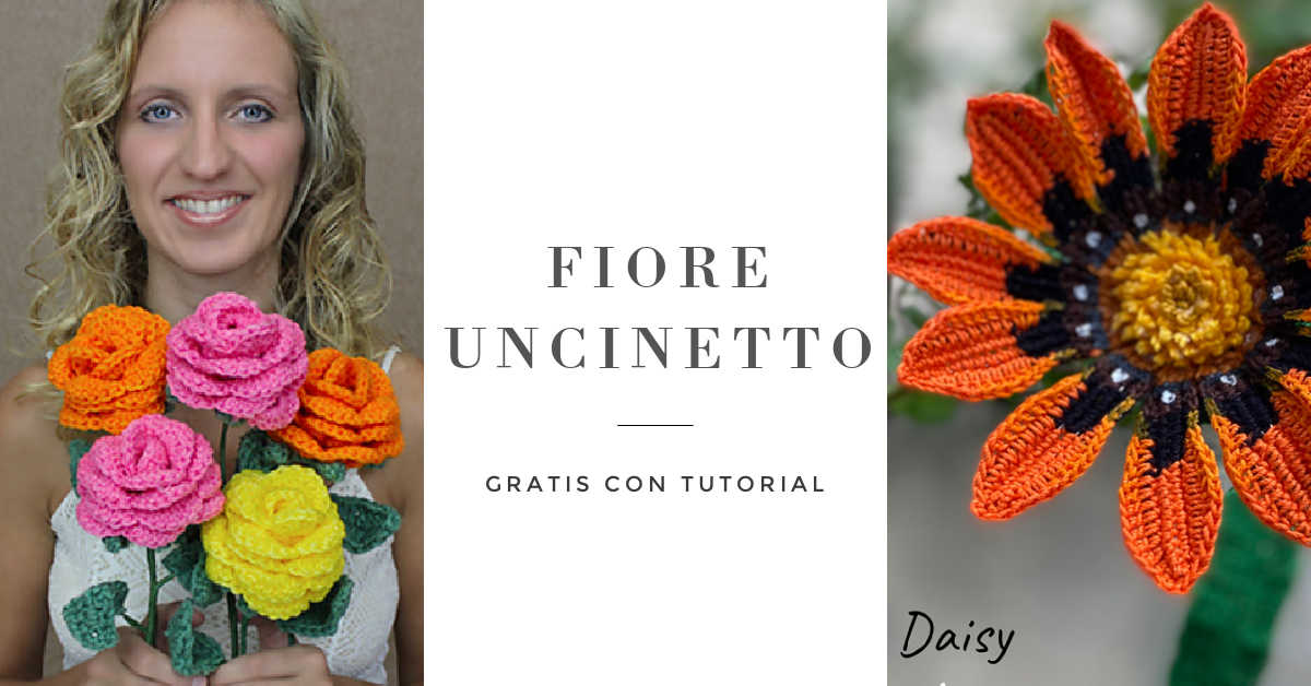 fiore all'uncinetto