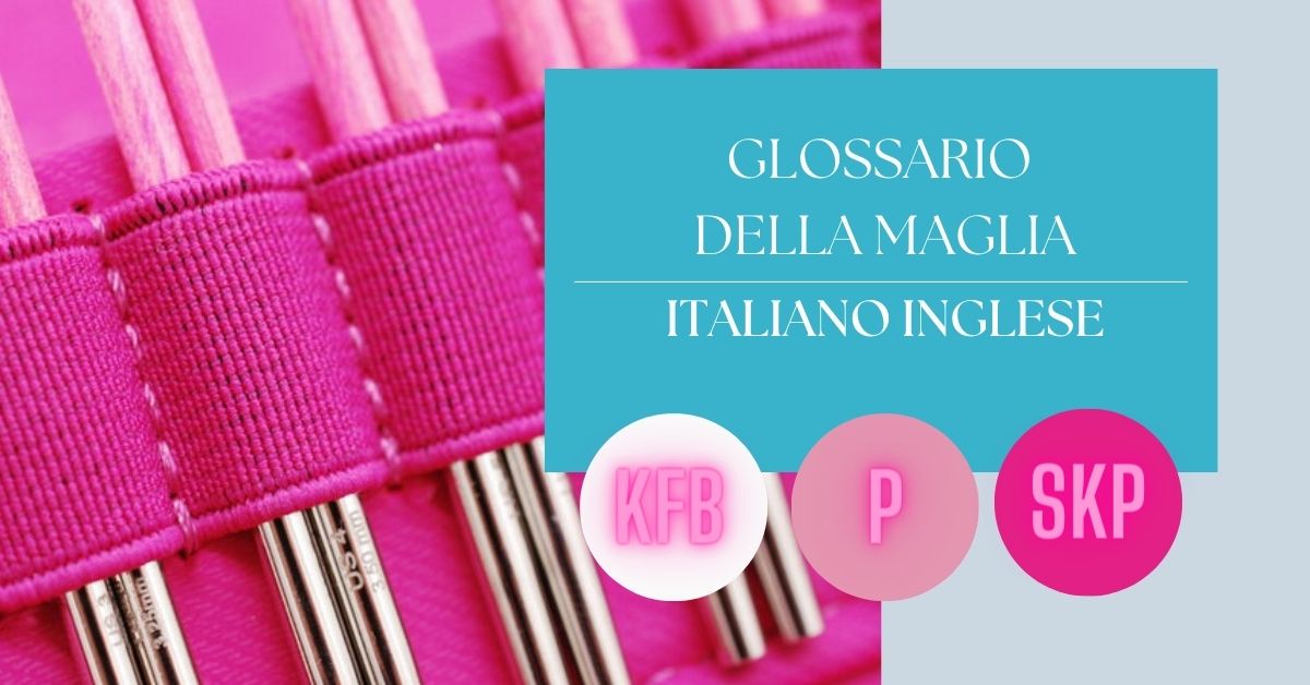 Lavorare a maglia in inglese