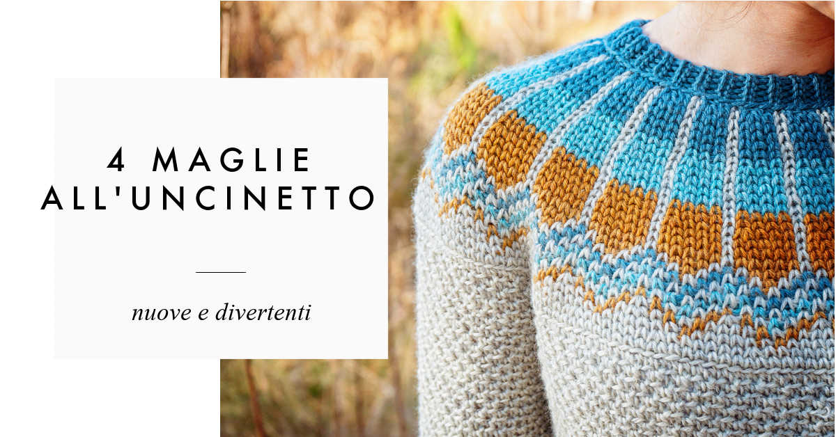 maglie all'uncinetto nuove
