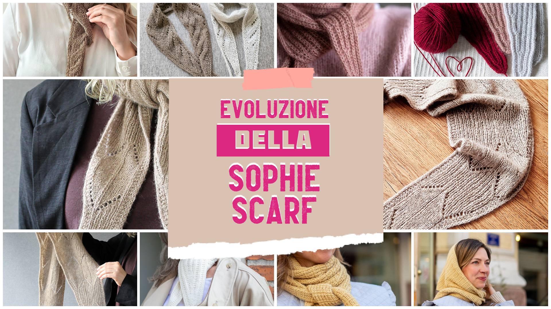 raccolta modelli sciarpine ai ferri