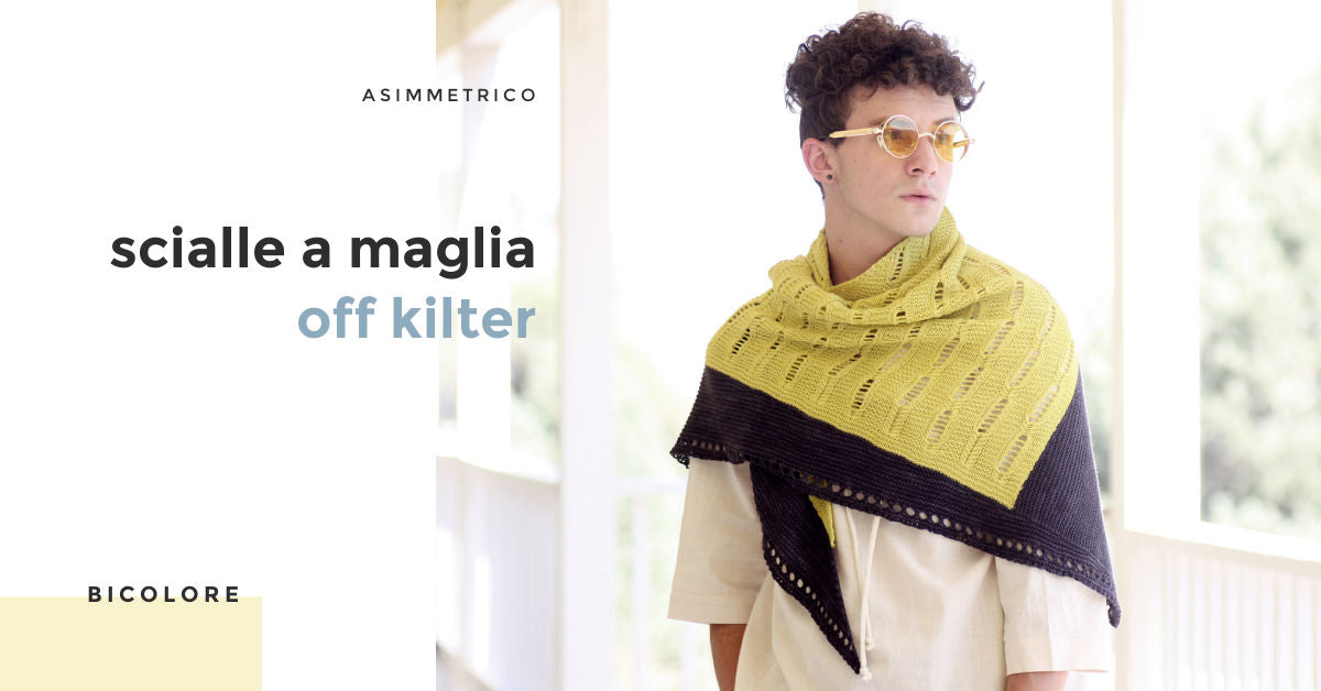 Scialle a maglia