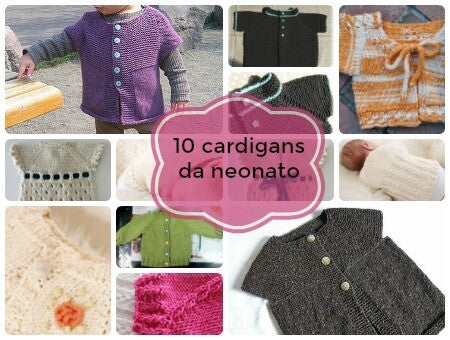 10 modelli cardigan neonato
