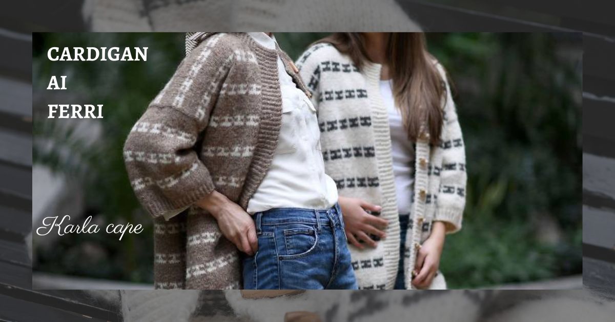cardigan ai ferri karla cape