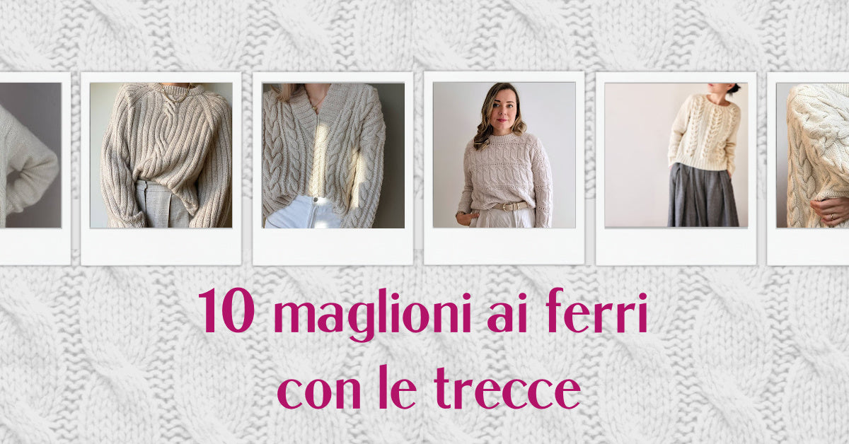 10 schemi di maglioni con le trecce