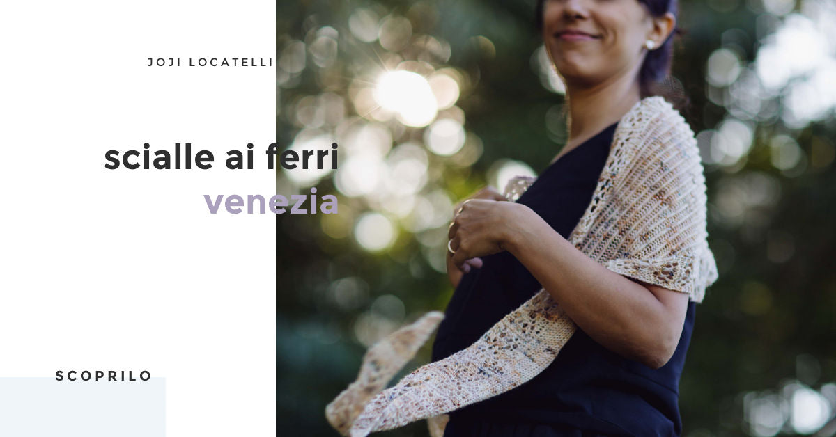 scialle a maglia venezia