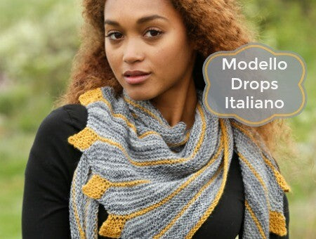 Scialle ai ferri gratuito Dragon Tail