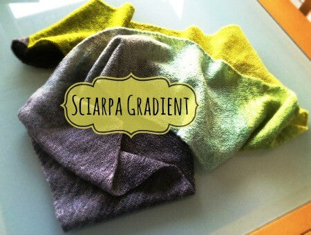 sciarpa filato gradien