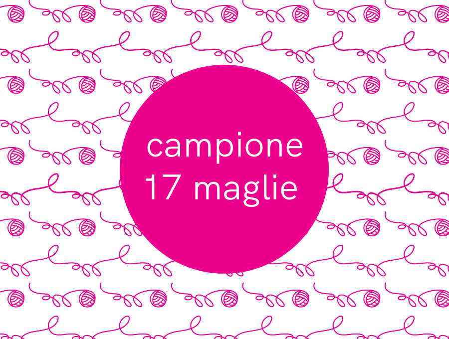 filati campione 17 maglie