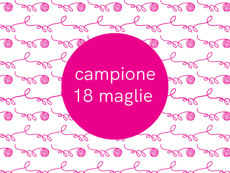 filati campione 18 maglie