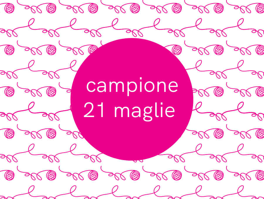 filati campione 21 maglie