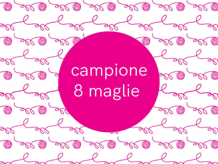 filati campione 8 maglie