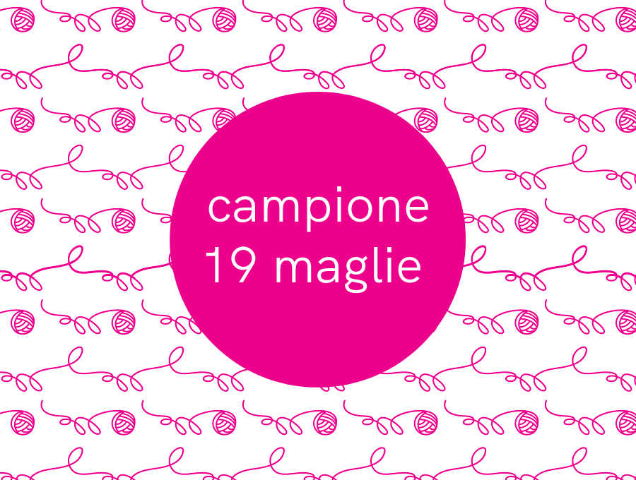 filati per campione 19 maglie