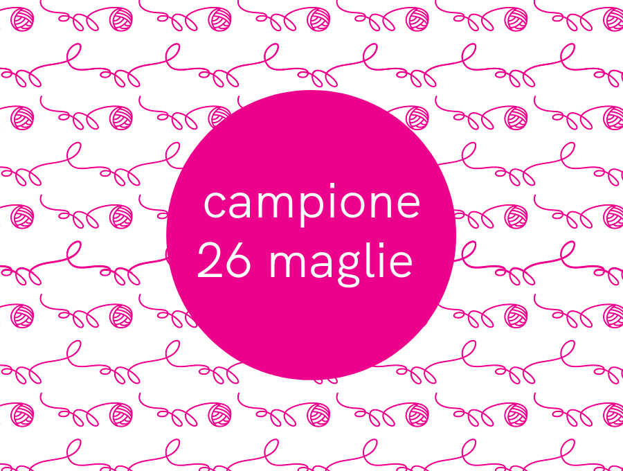 filati per campione 26 maglie