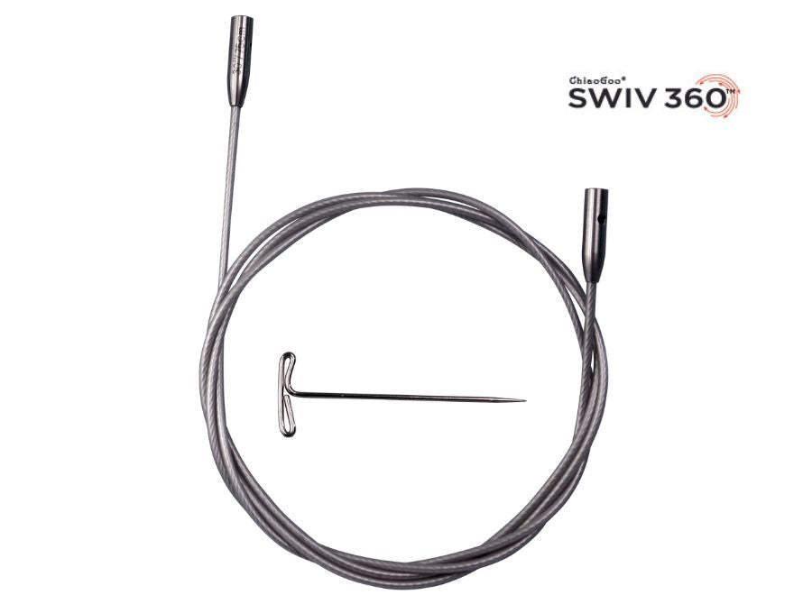 ChiaoGoo SWIV360 Silver Cables