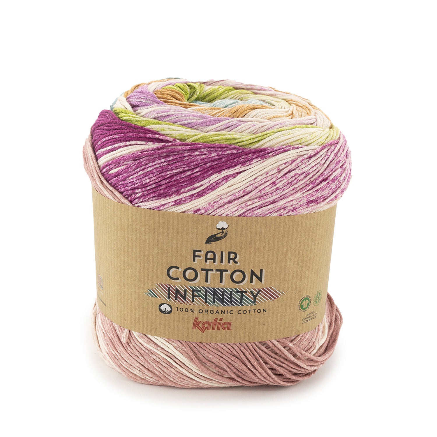 FAIRCOTTONINFINITY 108 lilla pistacchio blu