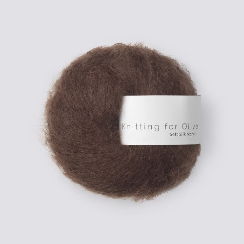 Knitting for Olive Soft Silk Mohair Chocolate