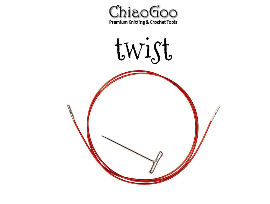chiaogoo twist red cable