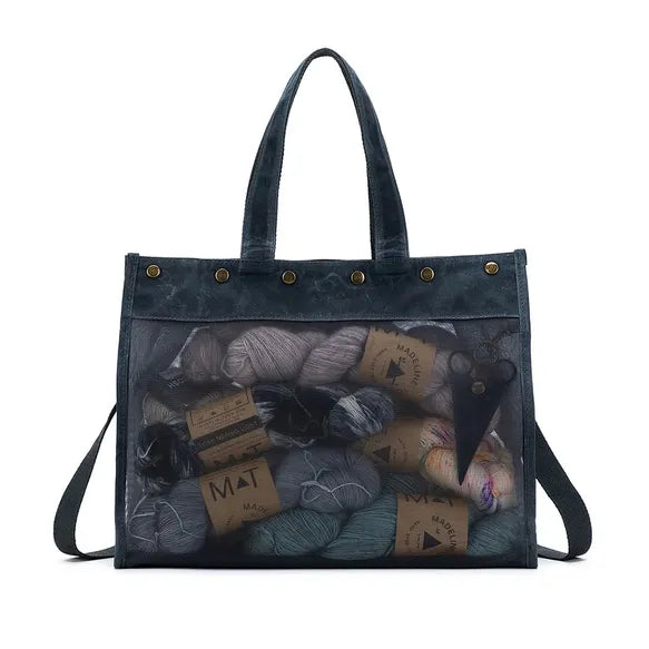 Della Q Makers Mesh tote handbag
