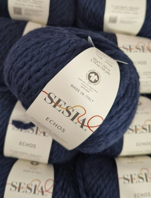 Sesia Echos – Filato in Lana Vergine Biologica e Alpaca