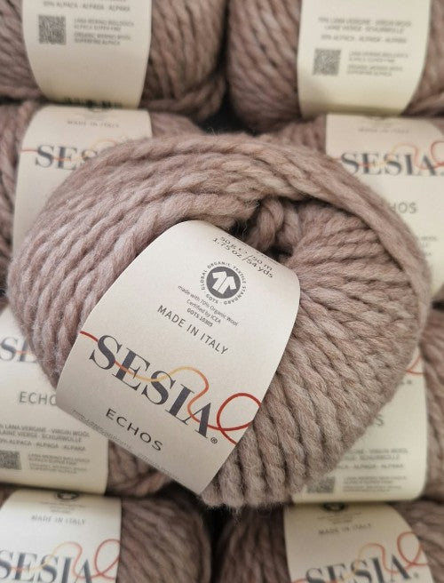 Sesia Echos – Filato in Lana Vergine Biologica e Alpaca