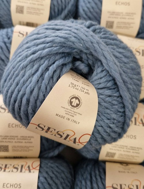 Sesia Echos – Filato in Lana Vergine Biologica e Alpaca