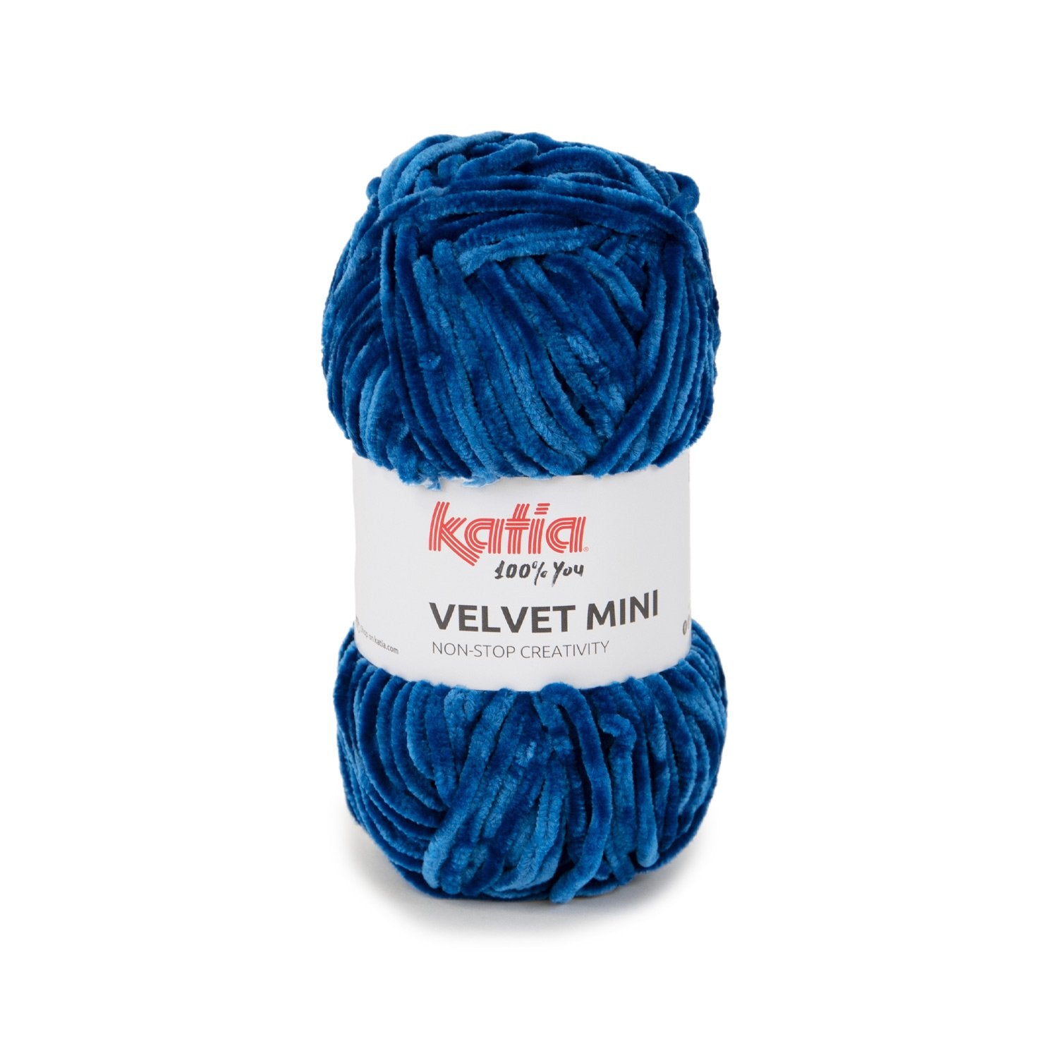filato velvet mini 217 blu medio