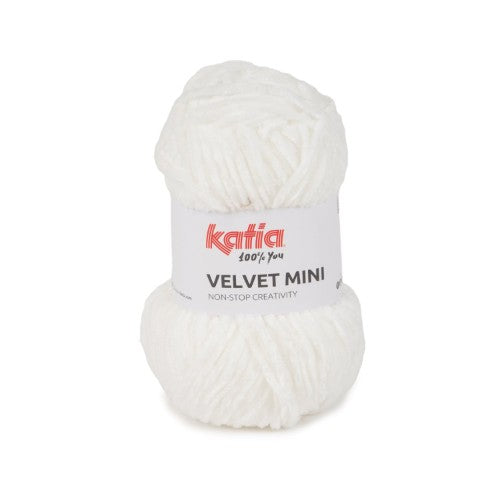 filato velvet mini 221 bianco